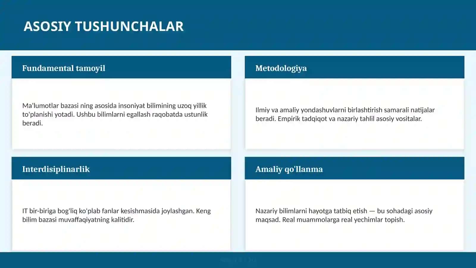 Ma'lumotlar bazasi 4
