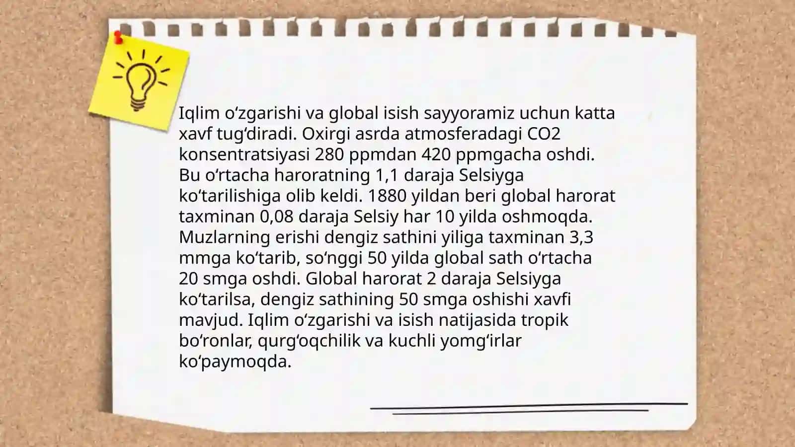 Iqlim oʻzgarishi va uning geoekologik tasiri 4