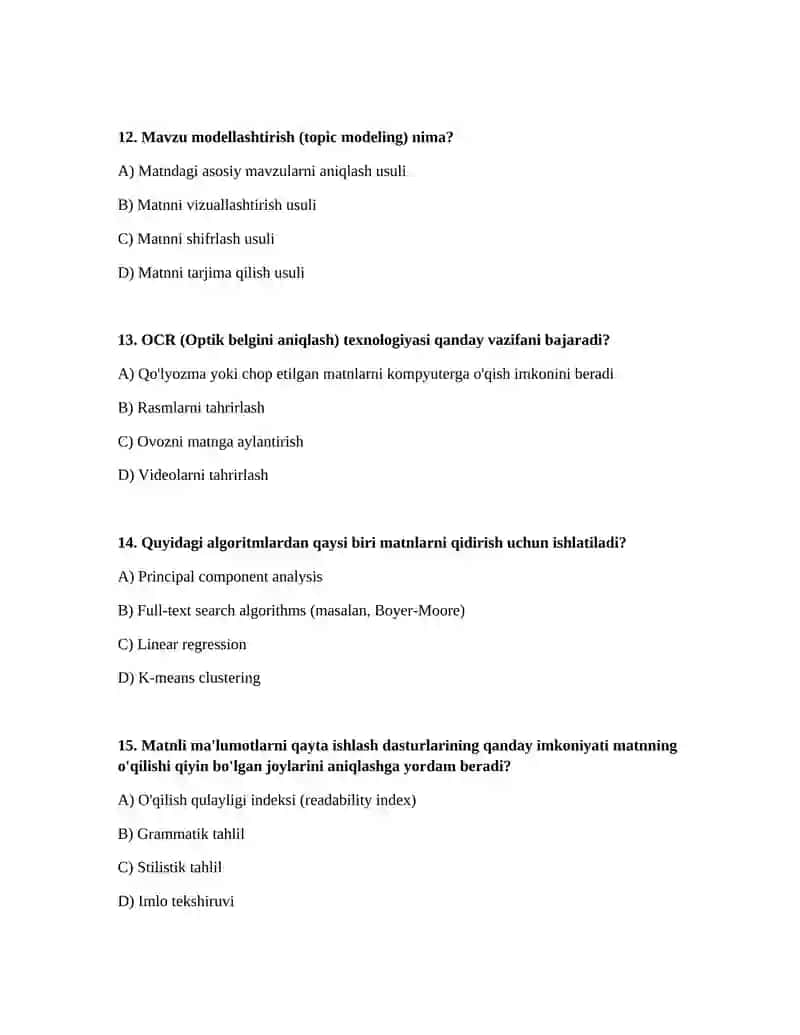 Matnli maʼlumotlarni qayta ishlash dasturlarining imkoniyatlari 4