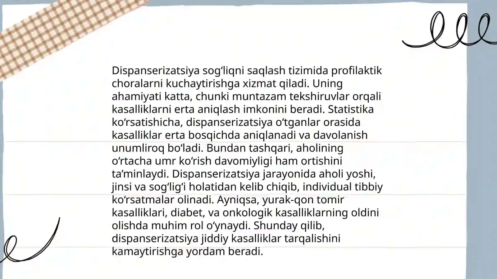 Dispanser va Dispanserizatsiya 4