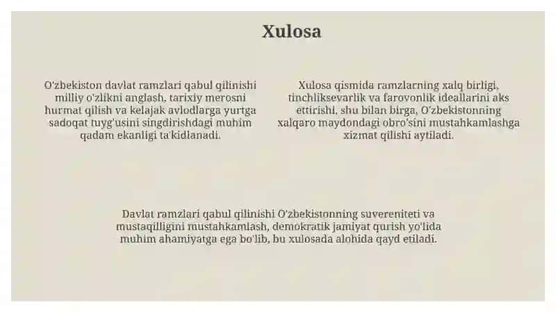 Davlat ramzlar va milliy o'zlik 4