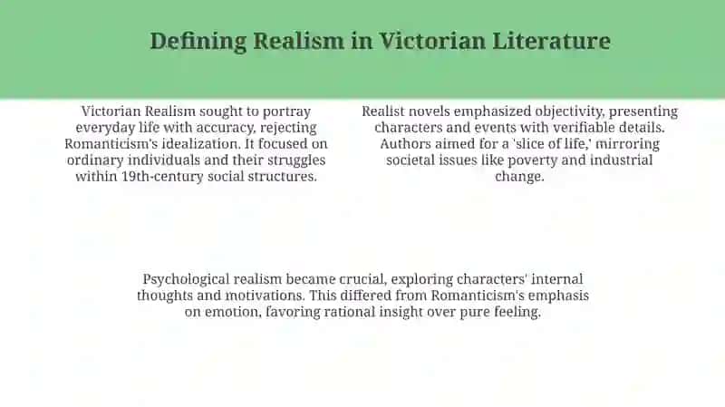 The Victorian age and Realism in English literature 4