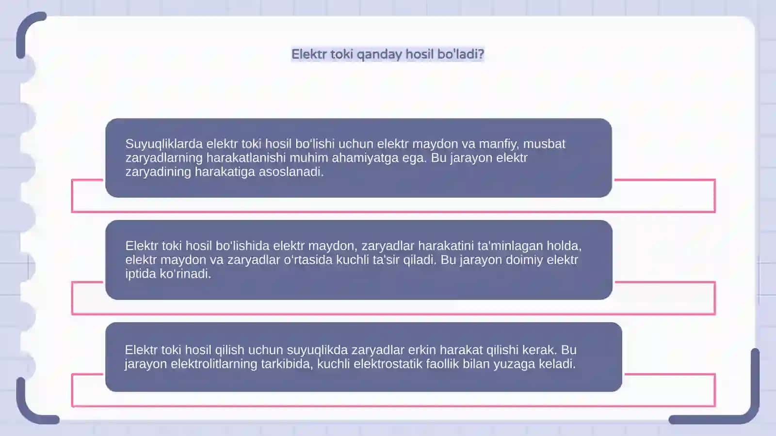 Suyuqliklarda ellektr toki 4
