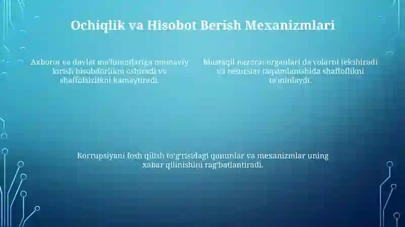 Korrupsiyaga qarshi kurash mehanizmlari 4