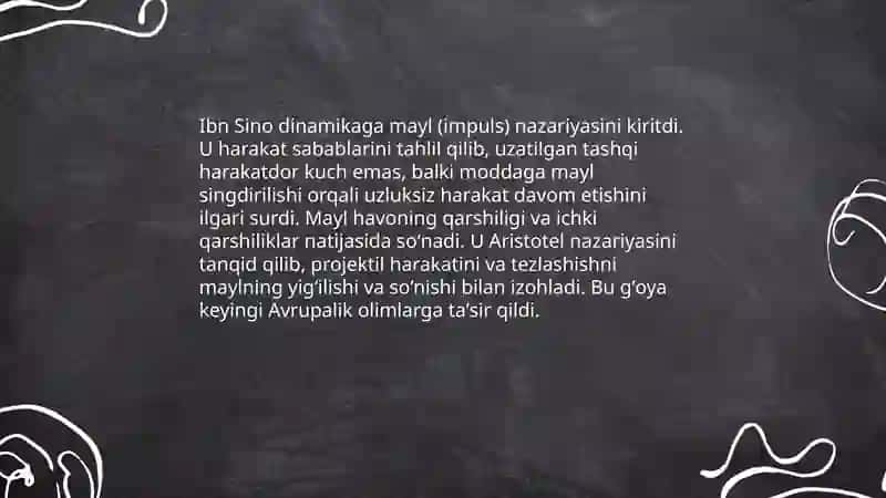 Fizikaga Oʻzbek mutafakkirlar 4