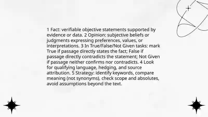 True/False/Not Given questions 4