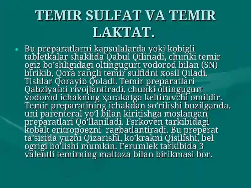QONXOSIL BO’LISHIGA TA’SIR ETUVCHI VOSITALAR 4
