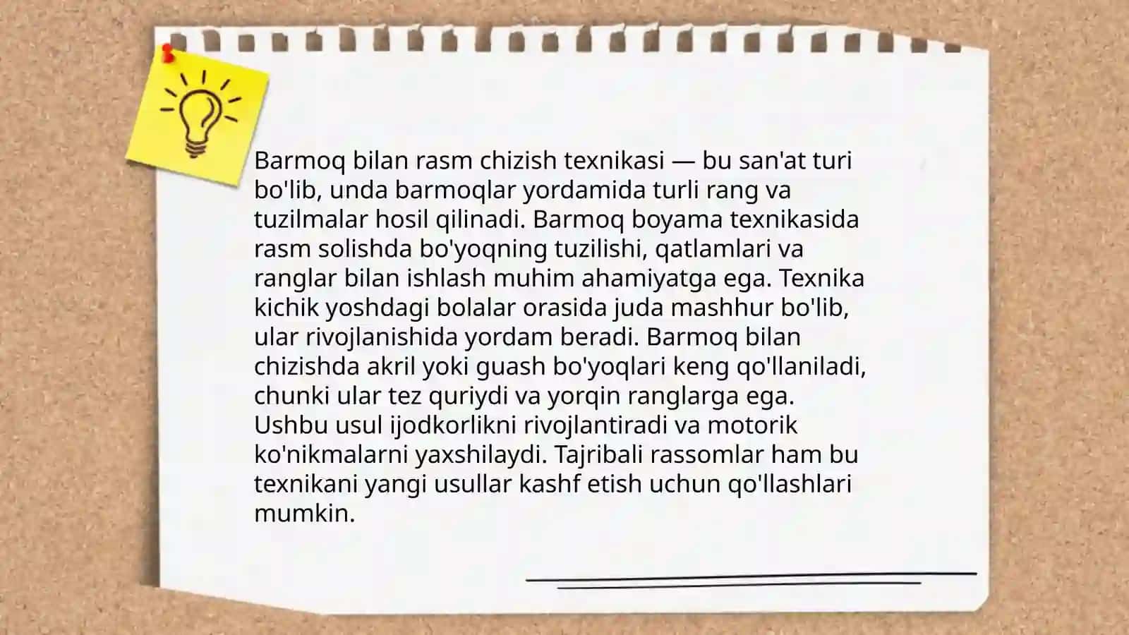 Bolalarning noan'anaviy ashyolar va texnik usullar yordamida rasm chizish texnikasini o'rgatish 4
