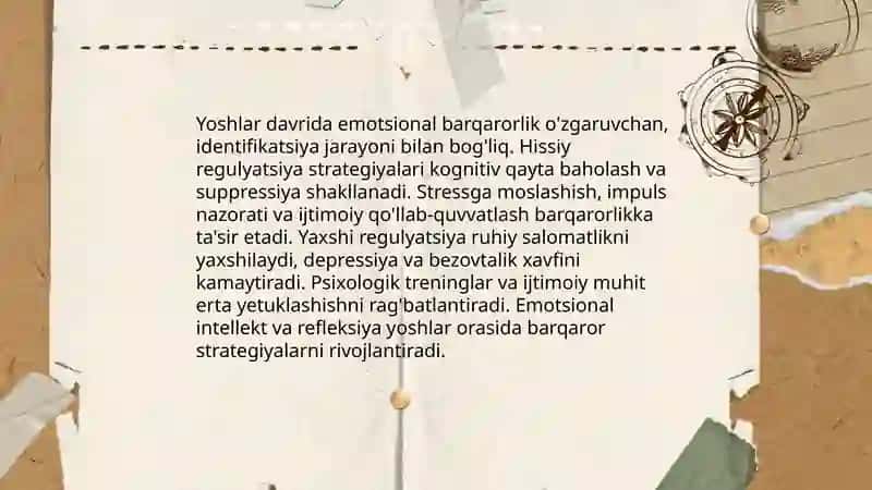 Yoshlik yetuklik va keksalik davrining psixologik xususiyatlari 4
