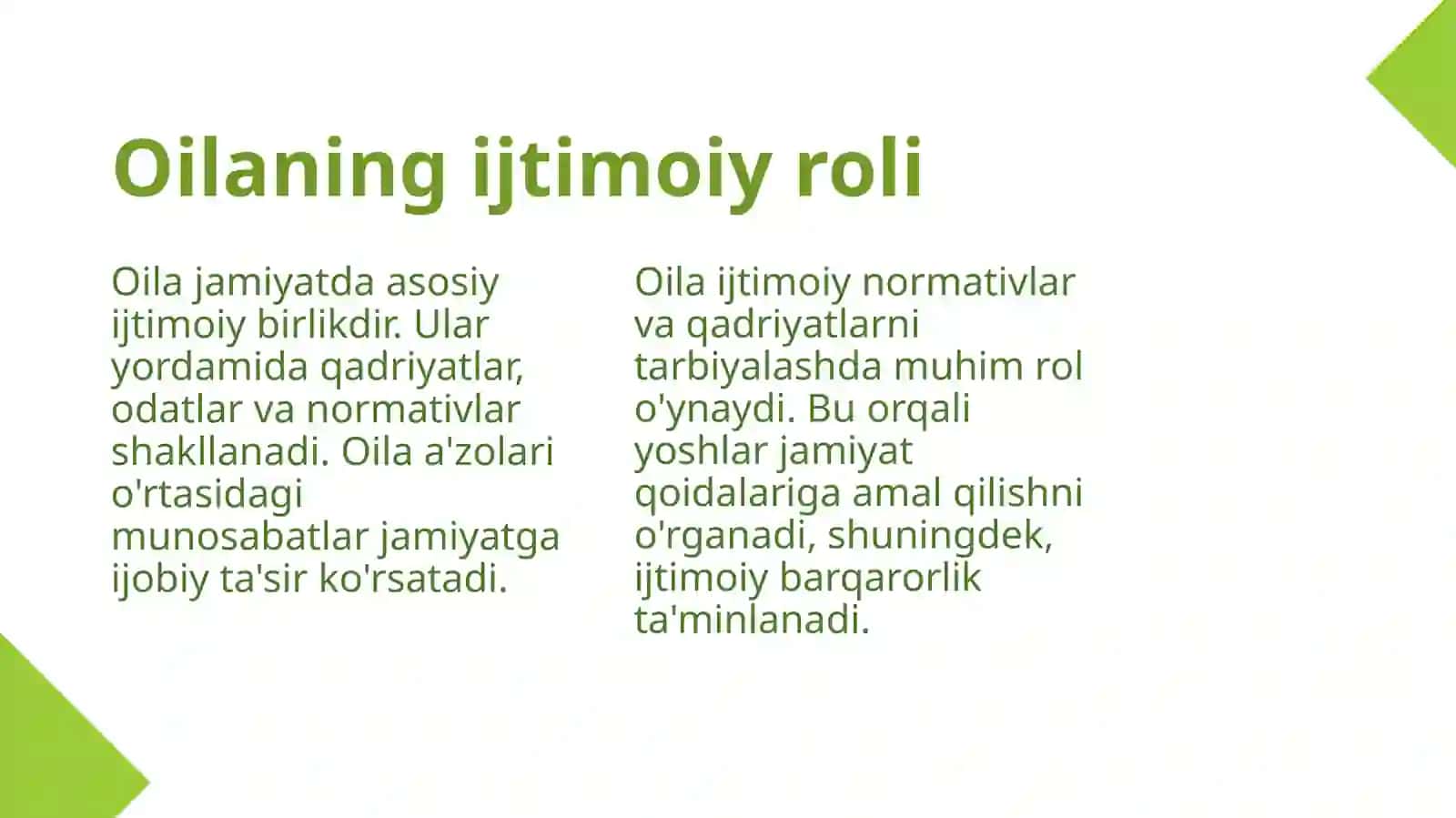 Sog'lom oila jamiyat taraqqiyotining hal qiluvchi omili 4