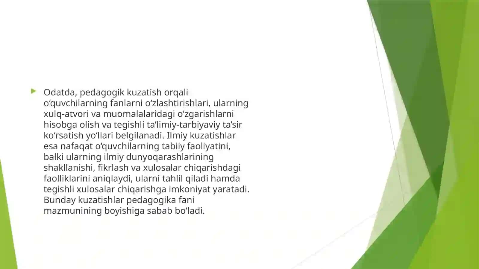 Pedagogika fanining ilmiy-tadqiqot metodlari. 4