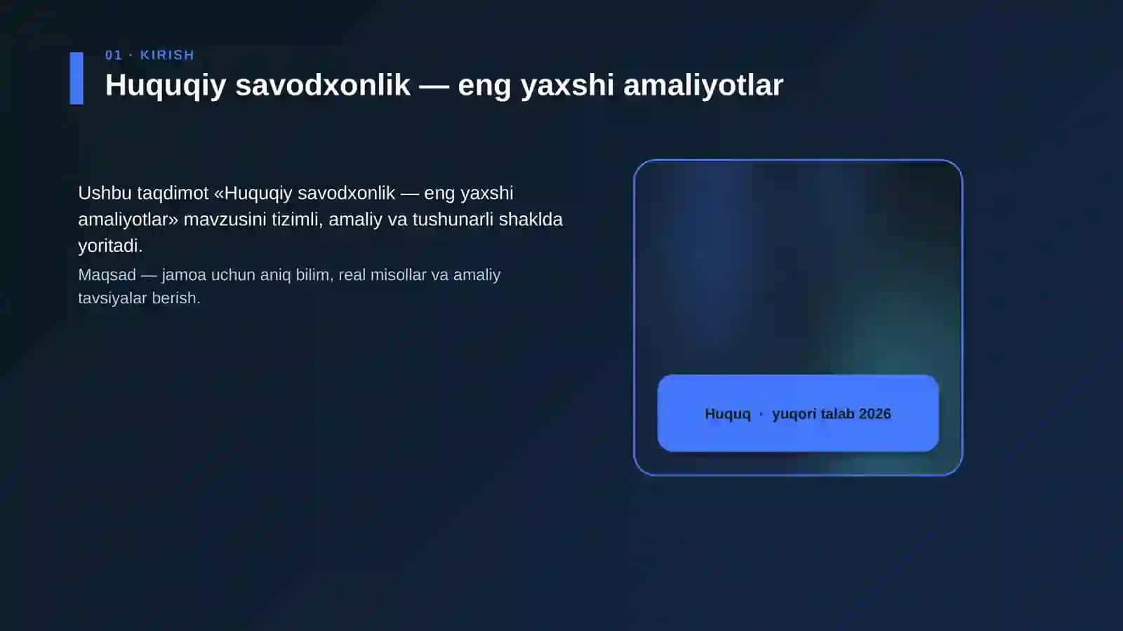 Huquqiy savodxonlik — eng yaxshi amaliyotlar 4