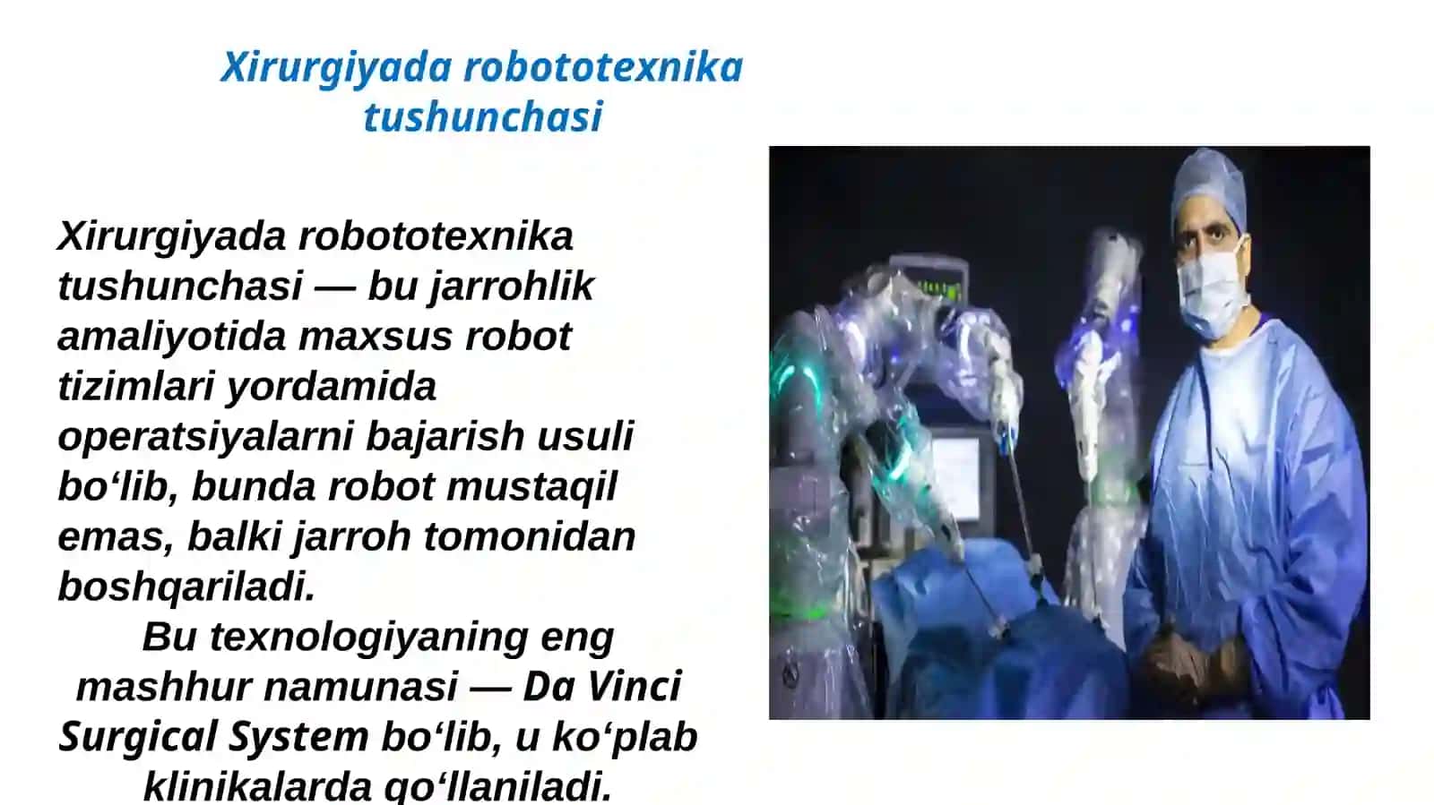 Xirurgiyada robototexnika 4