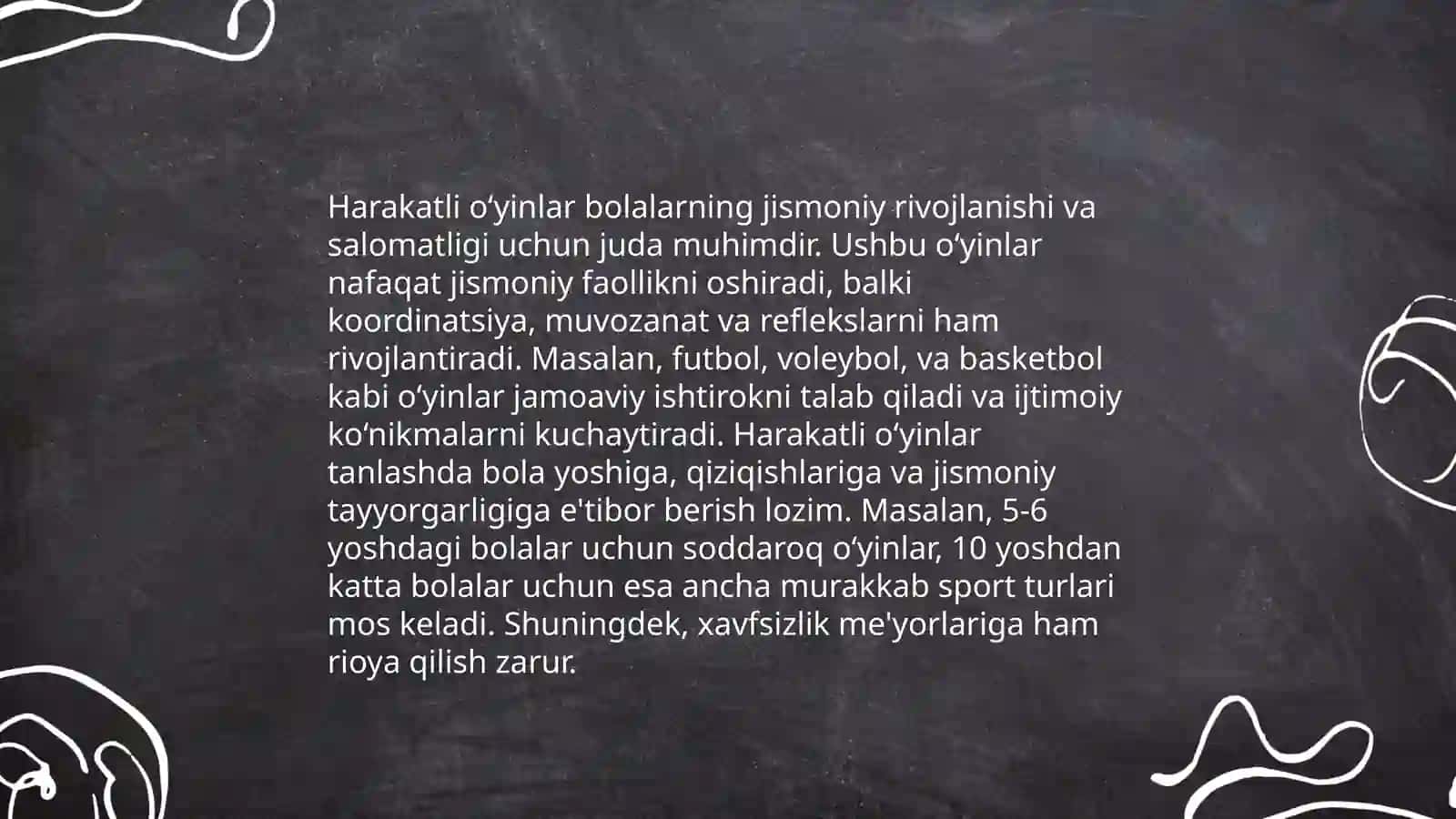 Jismoniy tarbiya darslarini tashkil qilish vositalari 4