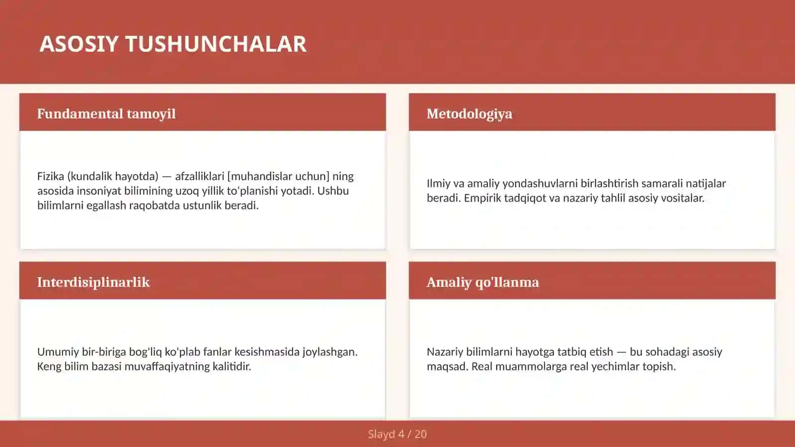 Fizika (kundalik hayotda) — afzalliklari [muhandislar uchun] 4