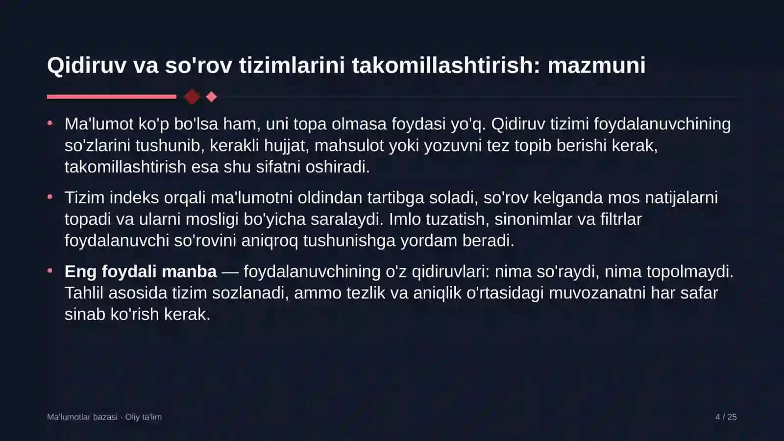 qurolli kuchlarda qidiruv va so'rov tizimlarini takomillashtirish 7427 4