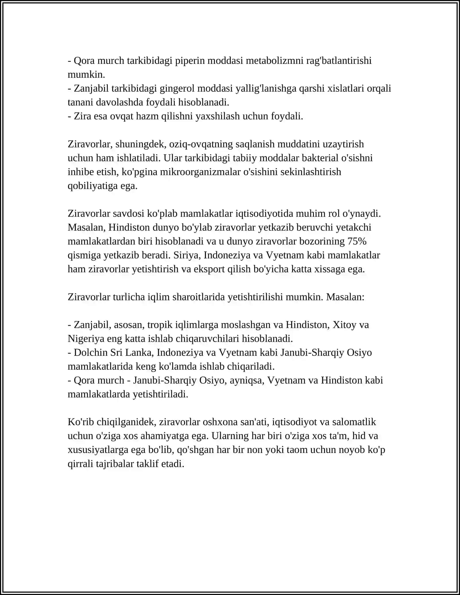 Ziravorlar 4