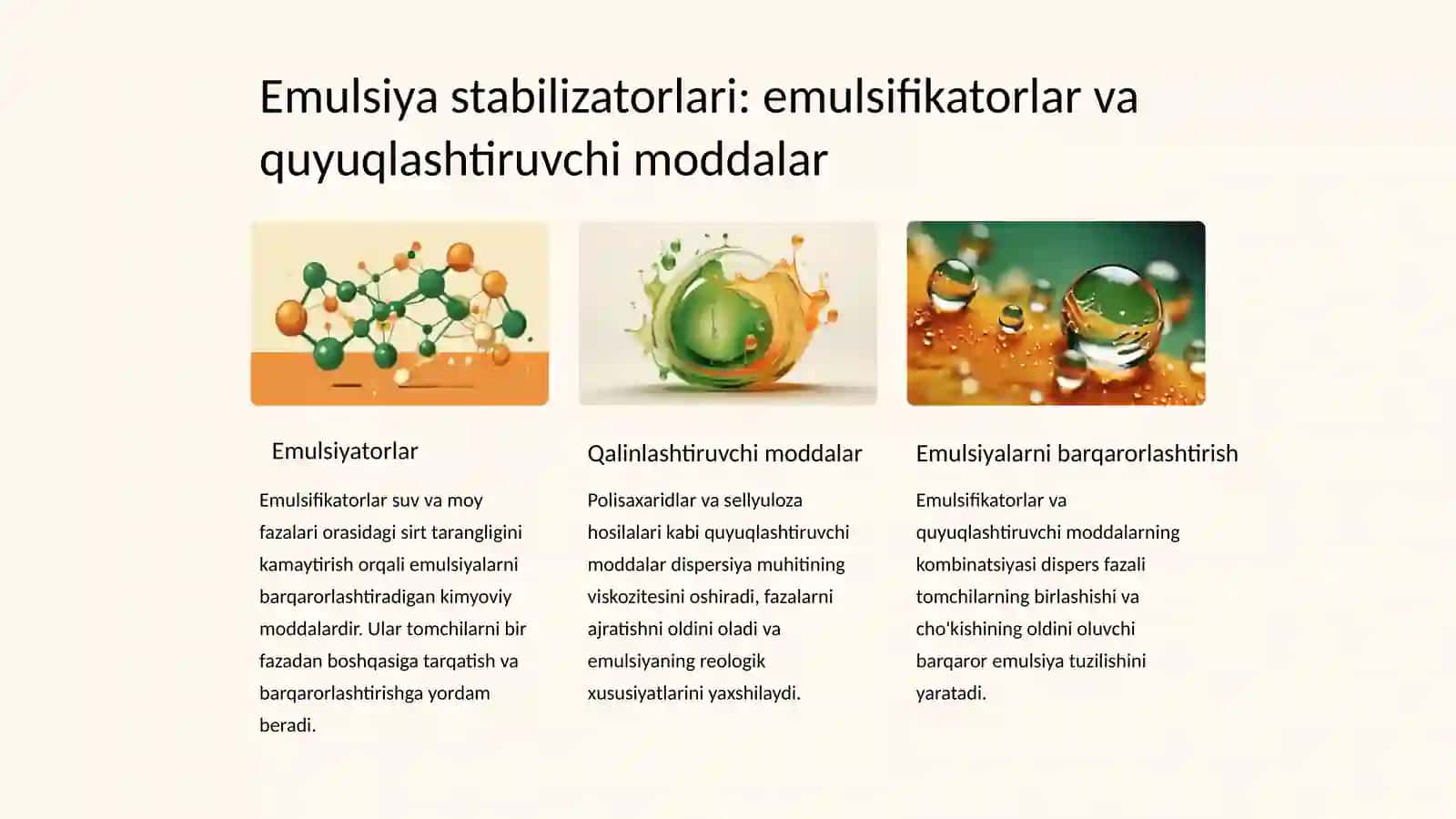 Emulsiya tuzilishi 4