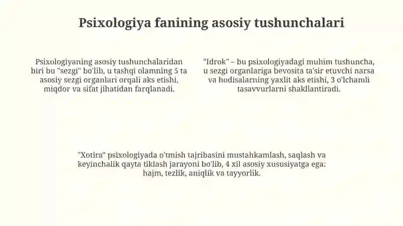 Umumiy psixologiya fanininng predmeti, maqsadi va vazifalari 4