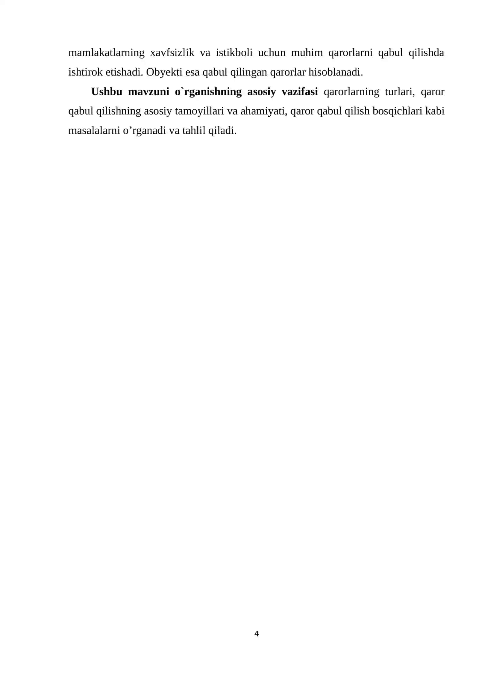 Siyosiy qarorlar qabul qilish texnologiyalari 4