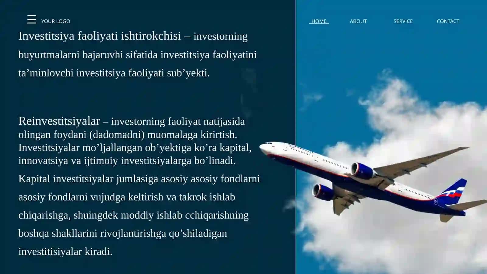 Moliyaviy investitsiyalar hisobi 4