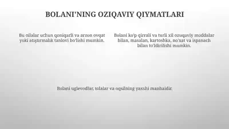 Bolani oilaga joylashtirish sharti 4