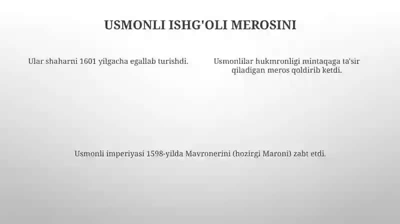 Usmonli Imperiyasi 4