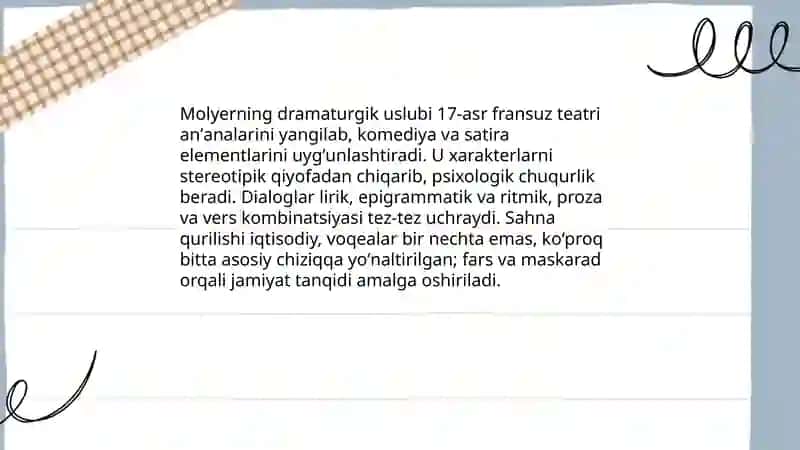 Jan batist Molyer ijodi 4