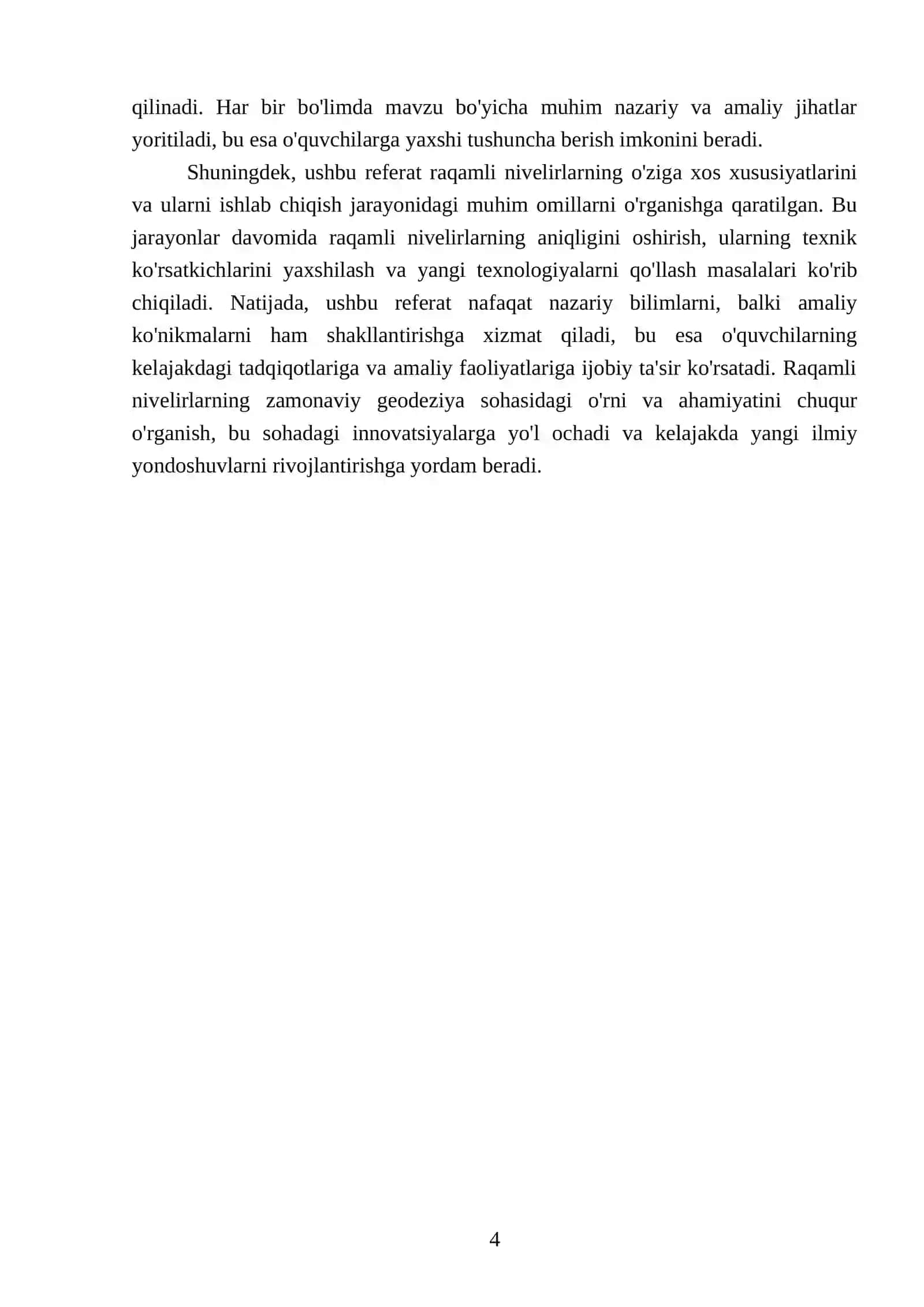 Raqamli nivelirlarning reykalari, ularni tadqiqot qilish va tekshirish usullari va vositalari. Radiochastota bloki 4