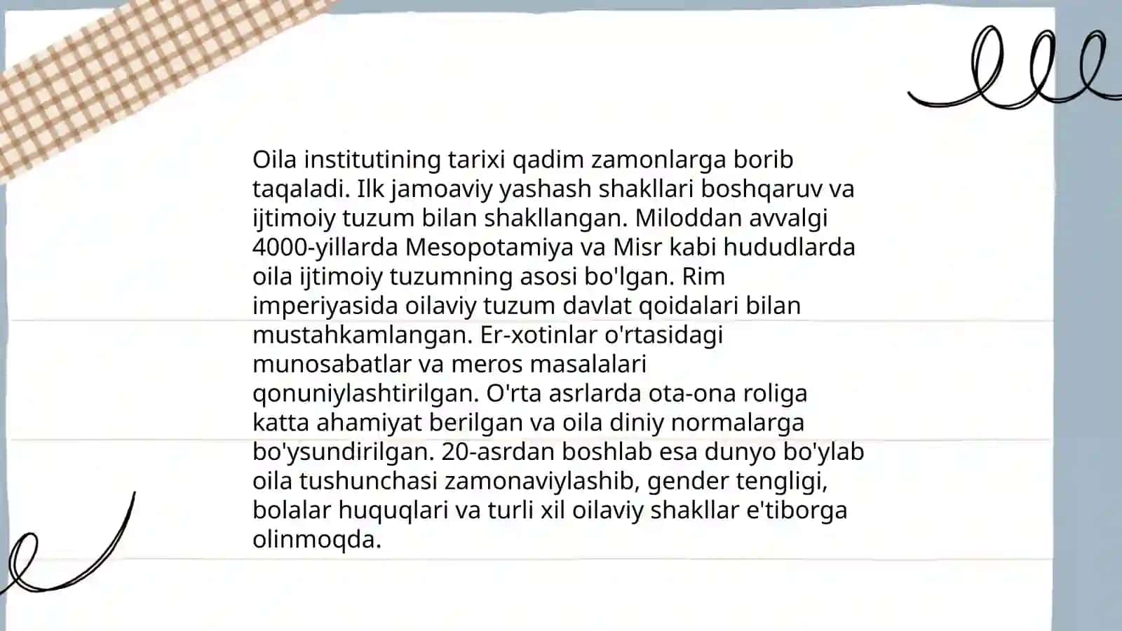 Oila va uning asosiy funksiyalarini shakllantirish 4