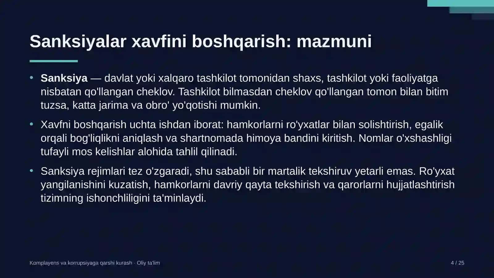 tibbiy sug'urta tizimida sanksiyalar xavfini boshqarish 6195 4