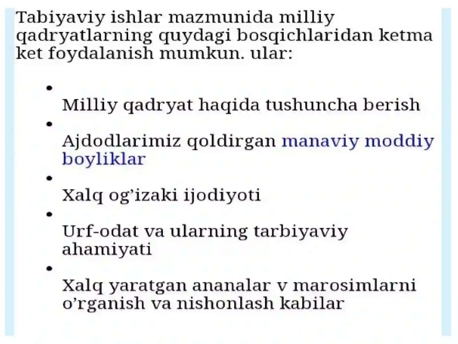 Tarbiyaning tarixiy va milliy asoslari tarbiyada urf-odatni tutgan o'rni 4