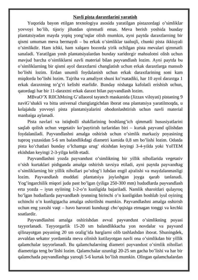 Mevali daraxtlarni payvandlash 4