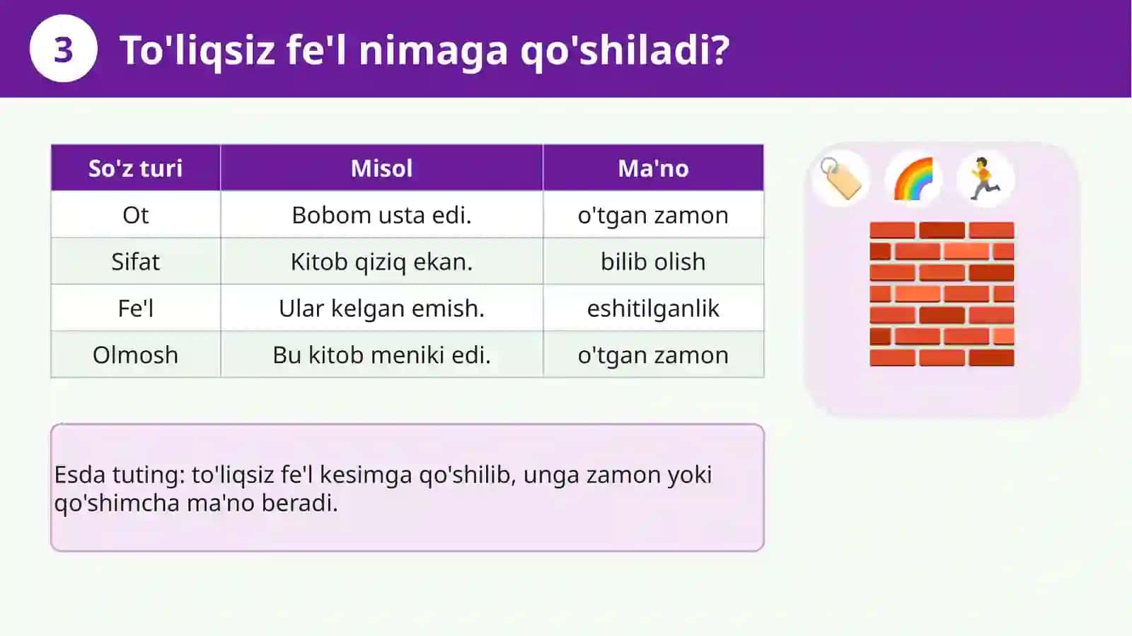 TO'LIQSIZ FE'L VA FE'L MAYLLARI 4
