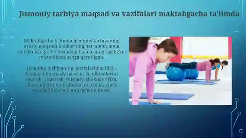 Maktabgacha yoshdagi bolalar jismoniy tarbiyasi 4