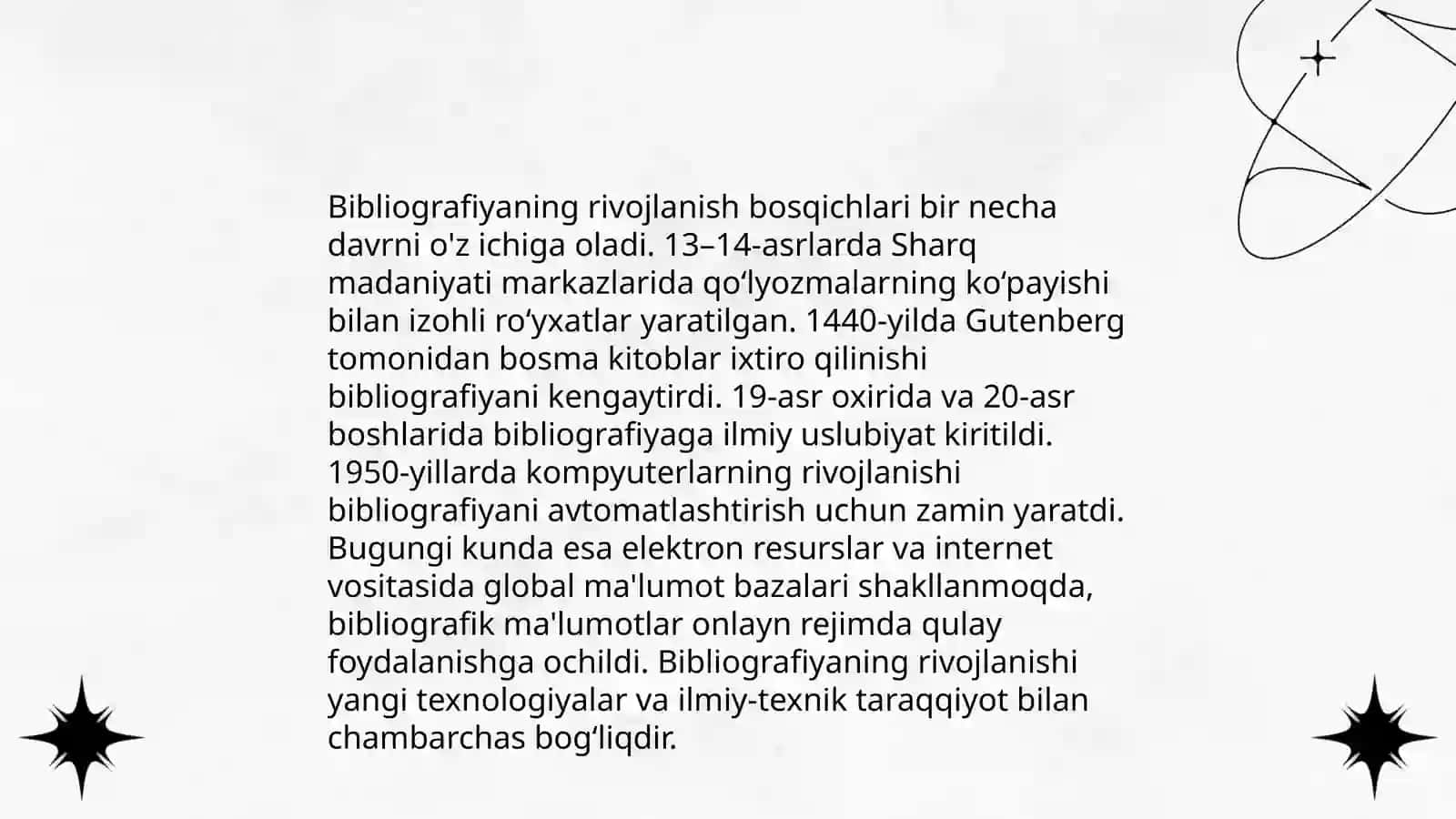 Biblografiya tarixi va biblografiya tushunchasi 4