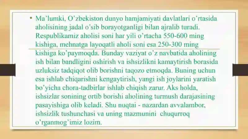ISH XAQQINING IQTISODIY MAZMUNI 4