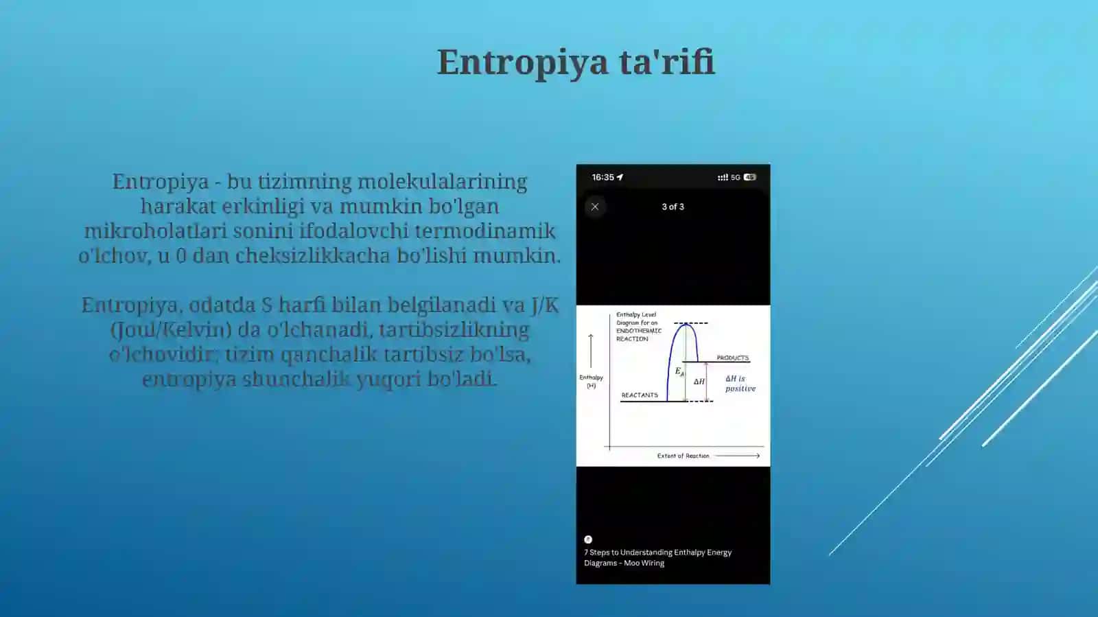 Entalpiya. Entropiya 4