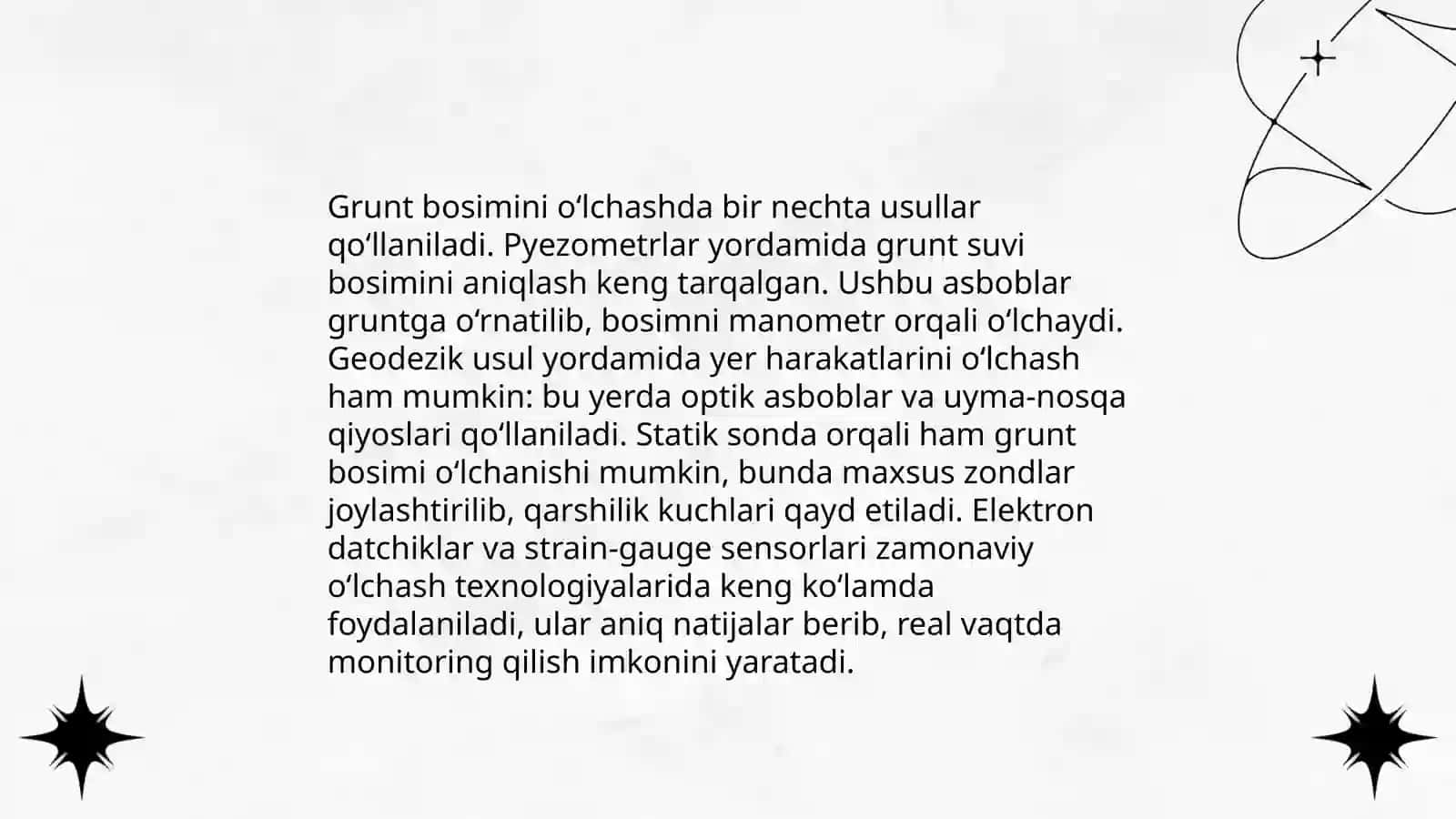 Gruntga nisbatan yuqori bosim miqdorini aniqlash 4