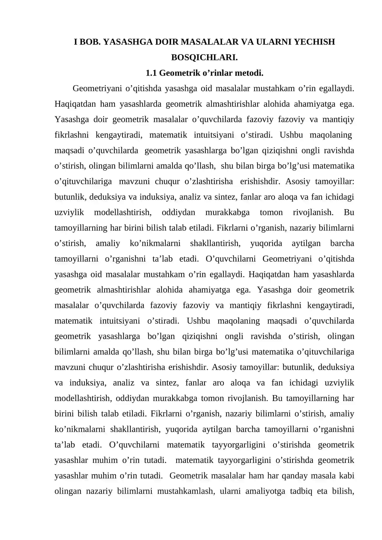 Geometriyada modellar yasashga oid masalalar 4