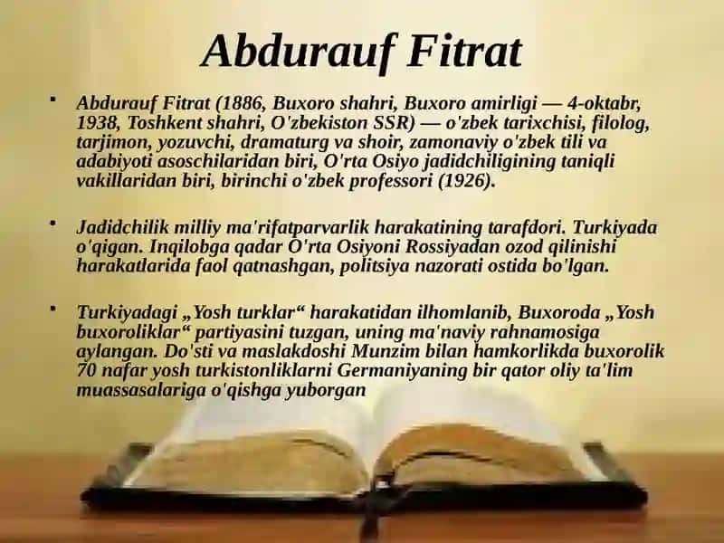 Bollar adabiyotida Fitrat 4
