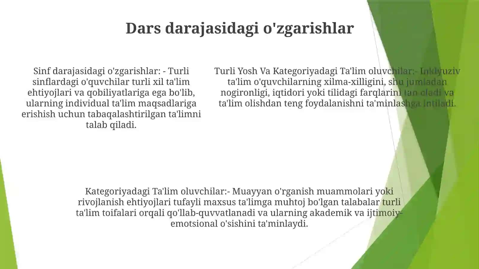 Turli Yosh Va Kategoriyadagi Ta’lim Oluvchi 4