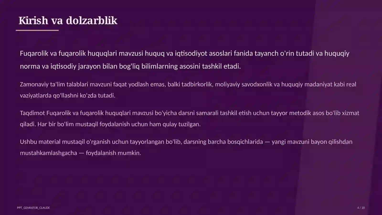 Fuqarolik va fuqarolik huquqlari (9-sinf) 4