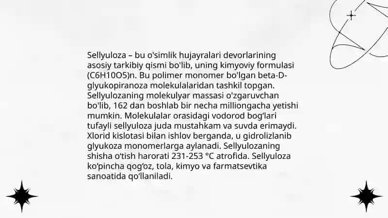 Sellyulozaning parchalinishi 4