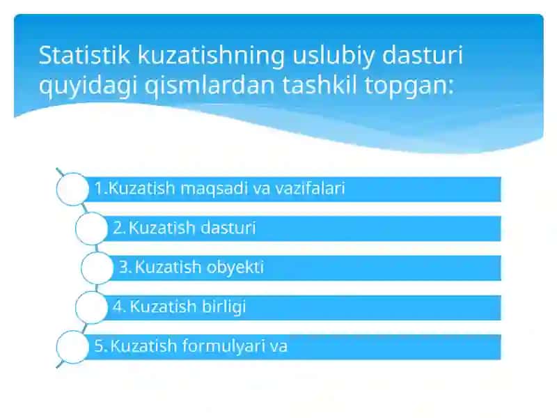 Statistika fanidan MUSTAQIL ISH: Statistik tafakkur 4