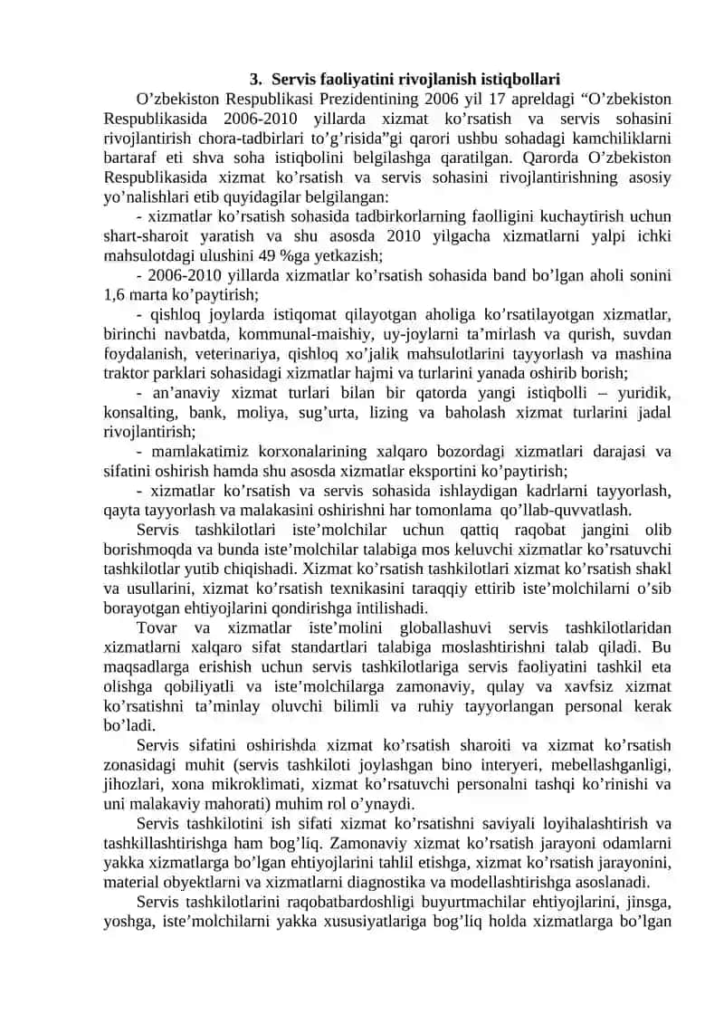 Servis xizmati 4