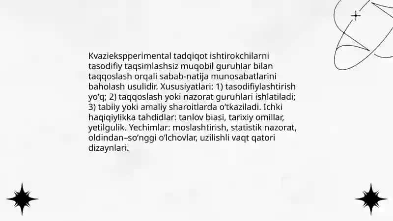 Psixologik tadqiqotlar olib borish shakllari 4