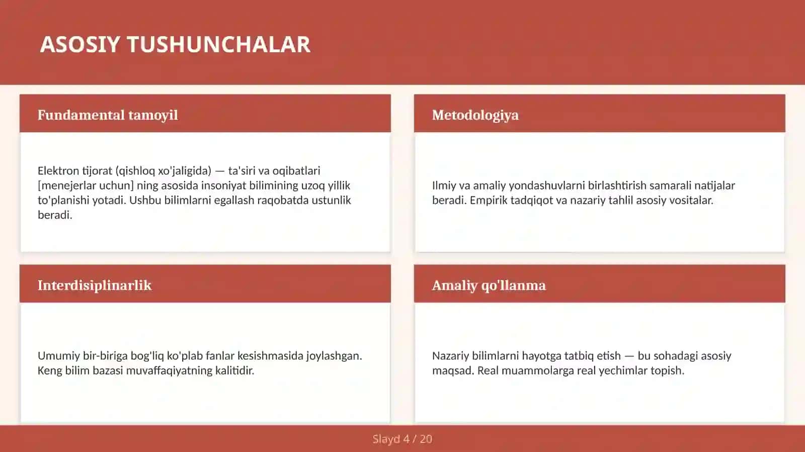 Elektron tijorat (qishloq xo'jaligida) — ta'siri va oqibatlari [menejerlar uchun] 4