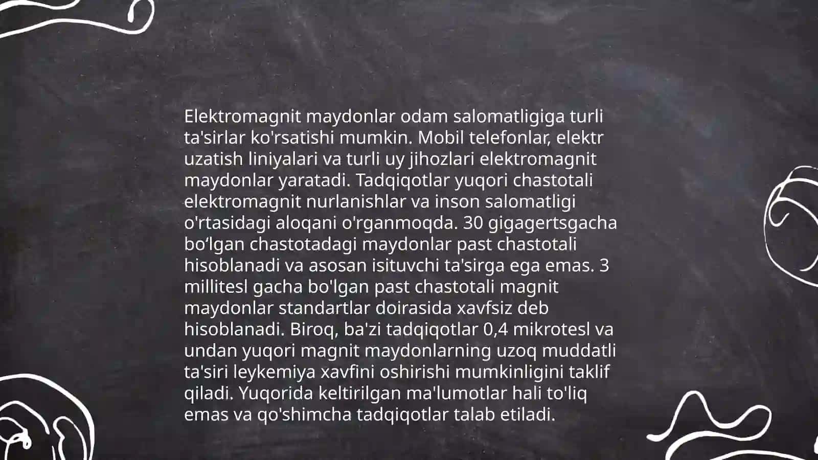 O'zgaruvchan elektr maydon bilan ta’sir etish 4