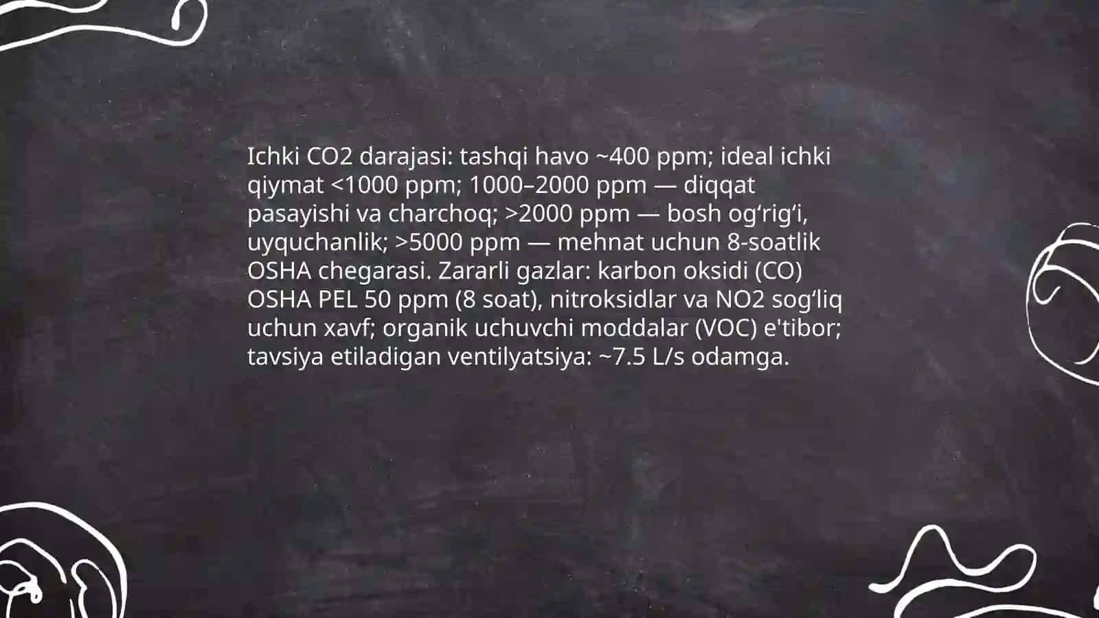 OʻQUV maskanlarida mikroiqlim bilan bogʻliq muamolar 4